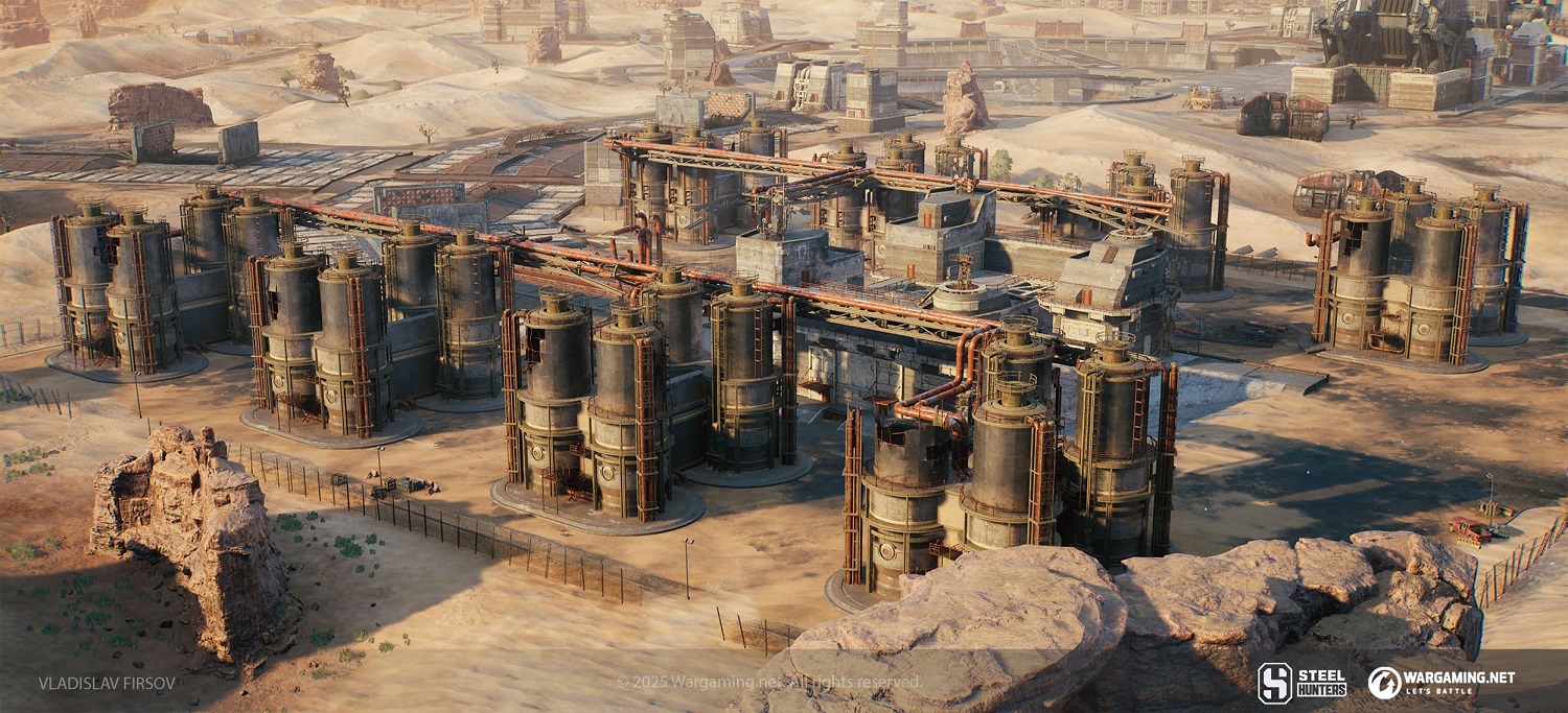 STEEL HUNTERS: Gasholders Area